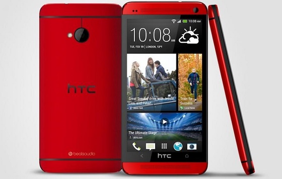 HTC ONE red