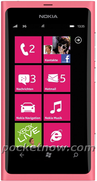 Nokia 800 Pink