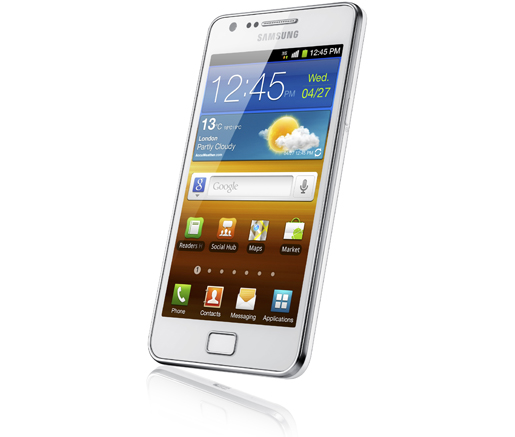 Белый Samsung Galaxy S II